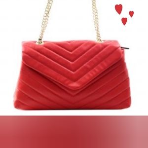 Rosey Red Fashion Shoulder Handbag For Women - Fall Collection
